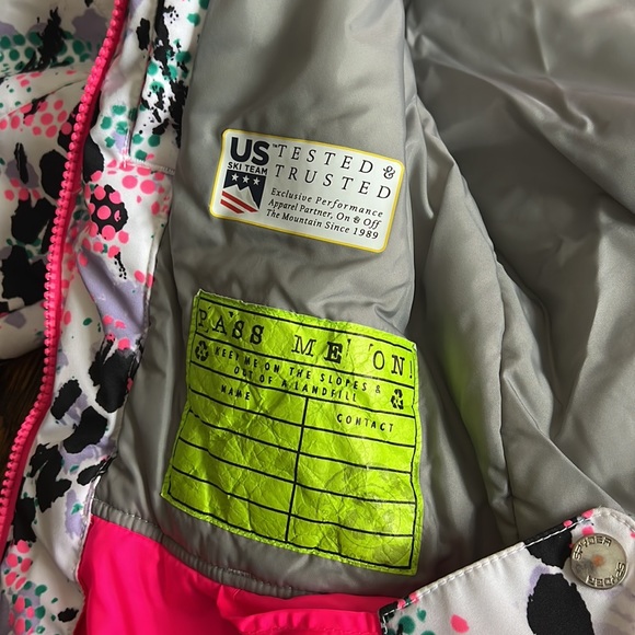 Spyder ski jacket girl size 12 - Picture 4 of 9